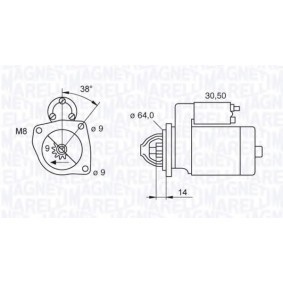Anlasser für LANCIA von MAGNETI MARELLI