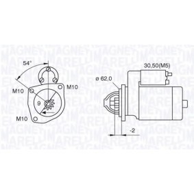 Compre Motor de arranque de MAGNETI MARELLI online para RAM 4000 Caja/Chasis (DH, DR, D1, DC, DM) a precios moderados