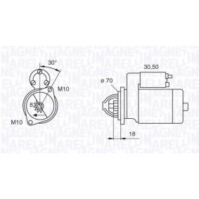Köp Startmotor av MAGNETI MARELLI 063522618010 till det låga priset 1706,29 kr