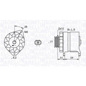 Lichtmaschine von MAGNETI MARELLI