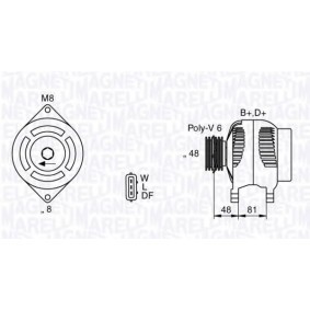 Lichtmaschine 063532632010 von MAGNETI MARELLI günstig für 234,18 € online kaufen