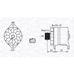 Lichtmaschine 063532635010 von MAGNETI MARELLI günstig für 147,14 € online kaufen