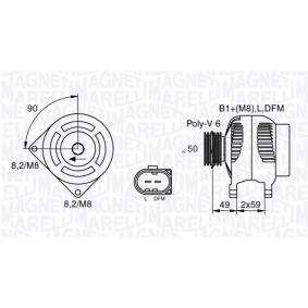 Lichtmaschine für SEAT von MAGNETI MARELLI