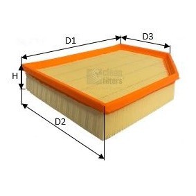 Køb Luftfilter af CLEAN FILTER MA3502 til den lave pris 128,11 DKK