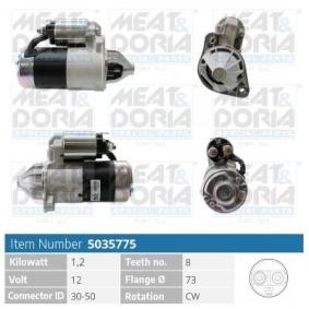 Köp Startmotor av MEAT & DORIA 5035775 till det låga priset 1450,68 kr