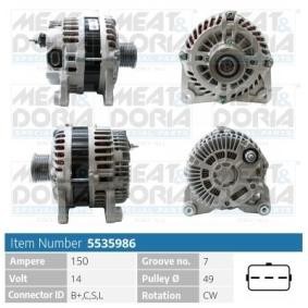 Lichtmaschine 5535986 von MEAT & DORIA günstig für 370,61 € online kaufen