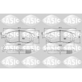 Bremsbeläge von SASIC 6216167