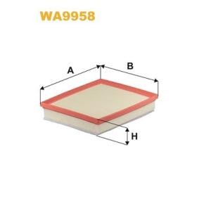 Achetez des Filtre à air WIX FILTERS WA9958 à prix pour 49,66 €