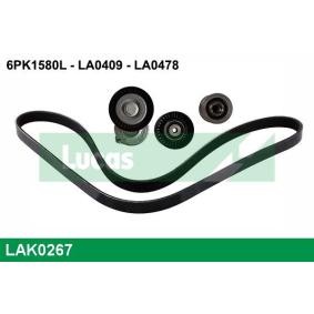 Keilrippenriemensatz von LUCAS LAK0267