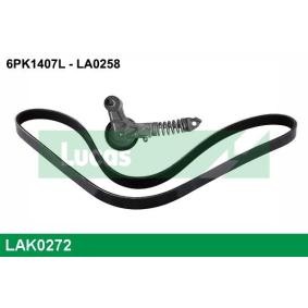 Acquista Kit Cinghie Poly-V da LUCAS LAK0272 a buon mercato per soli 68,99 €