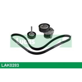 Comprar Juego de correas trapeciales poli V de LUCAS LAK0283 a bajo precio de 55,79 €