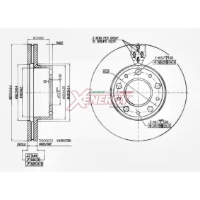 Bremsscheibe X602924 von AP XENERGY günstig für 128,57 € online kaufen