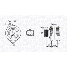 Acquista Kit cinghia di distribuzione da MAGNETI MARELLI 341310151201 a buon mercato per soli 32,26 €