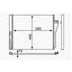 Klimakondensator 350203102000 von MAGNETI MARELLI günstig für 159,56 € online kaufen