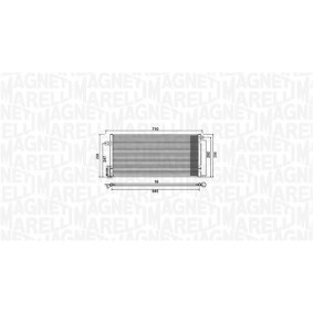 Klimakondensator 350203148000 von MAGNETI MARELLI günstig für 117,89 € online kaufen