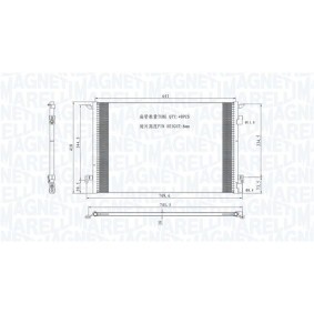 Klimakondensator 350203153000 von MAGNETI MARELLI günstig für 156,91 € online kaufen