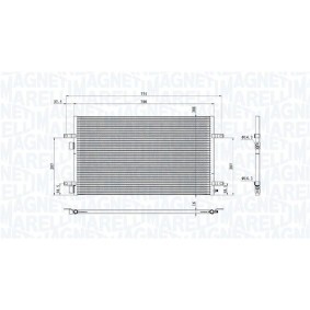 Klimakondensator 350203162000 von MAGNETI MARELLI günstig für 128,62 € online kaufen