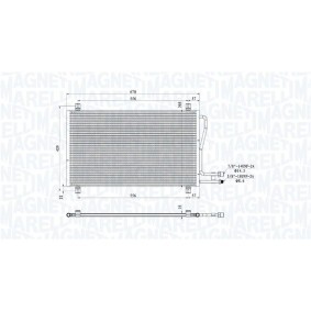 Klimakondensator 350203206000 von MAGNETI MARELLI günstig für 100,29 € online kaufen