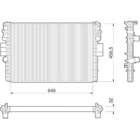 Klimakondensator 350203256000 für MUSSO (FJ) für 199,42 CHF