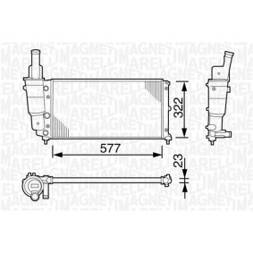 Klimakondensator 350203263000 für Astra G CC (T98) für 123,06 CHF