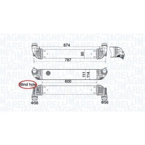 Kühler, Motorkühlung für IVECO von MAGNETI MARELLI