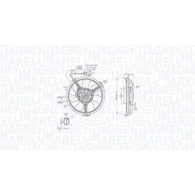 Achetez des Radiateur du moteur MAGNETI MARELLI 350213682003 à prix pour 46,04 €