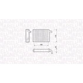 Compre Permutador de calor, aquecimento do habitáculo da MAGNETI MARELLI 350218054000 a um preço baixo por 122,33 €