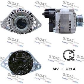 Lichtmaschine A12DE0003A2 von SIDAT günstig für 213,31 € online kaufen
