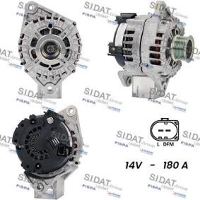 Lichtmaschine A12VA0451A2 von SIDAT günstig für 231,86 € online kaufen