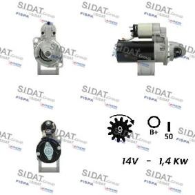 Köp Startmotor av SIDAT S12BH0103A2 till det låga priset 1727,54 kr