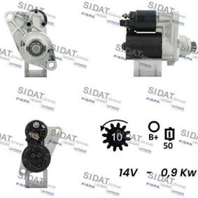 Köp Startmotor av SIDAT S12BH0176A2 till det låga priset 1727,54 kr