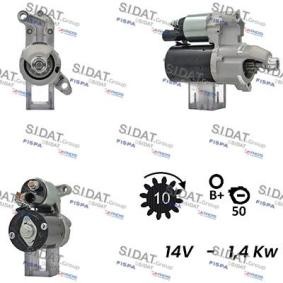 Köp Startmotor av SIDAT S12BH0232A2 till det låga priset 1449,65 kr