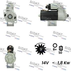 Anlasser von SIDAT