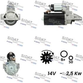 Anlasser für PEUGEOT von SIDAT