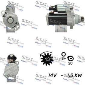 Köp Startmotor av SIDAT S12BH0602A2 till det låga priset 1843,15 kr
