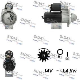 Köp Startmotor av SIDAT S12BH0653A2 till det låga priset 1463,52 kr