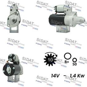 Köp Startmotor av SIDAT S12BH0676A2 till det låga priset 1081,36 kr