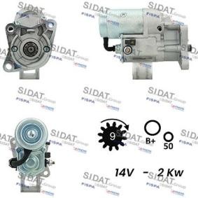 Compre Motor de arranque da SIDAT S12DE0321A2 a um preço baixo por 191,49 €
