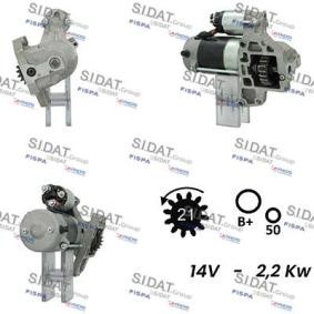 Köp Startmotor av SIDAT S12DE0345A2 till det låga priset 3229,00 kr