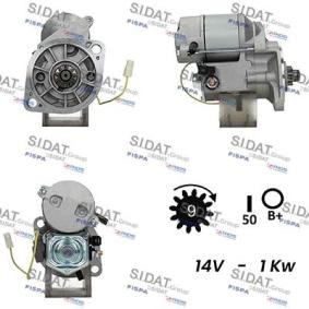 Köp Startmotor av SIDAT S12DE0536A2 till det låga priset 2505,50 kr