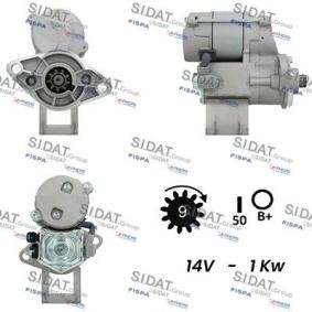 Köp Startmotor av SIDAT S12DE0583A2 till det låga priset 2140,59 kr