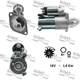 Köp Startmotor av SIDAT S12DR0129A2 till det låga priset 1242,06 kr