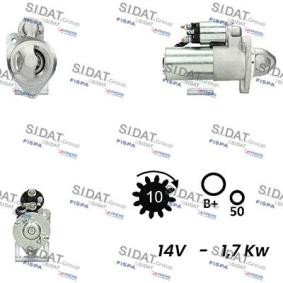 Köp Startmotor av SIDAT S12DR0309A2 till det låga priset 2233,77 kr