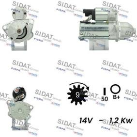 Köp Startmotor av SIDAT S12DR0655A2 till det låga priset 1291,52 kr