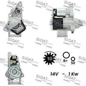 Köp Startmotor av SIDAT S12MH0334A2 till det låga priset 1651,88 kr