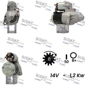 Köp Startmotor av SIDAT S12MH0395A2 till det låga priset 1414,39 kr