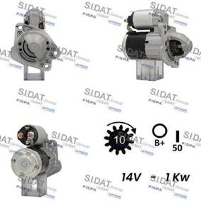 Köp Startmotor av SIDAT S12MH0408A2 till det låga priset 1552,65 kr