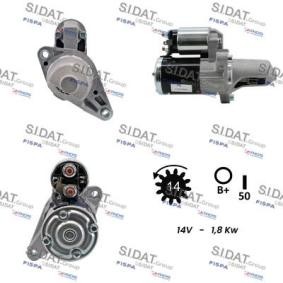 Köp Startmotor av SIDAT S12MH0499A2 till det låga priset 2522,96 kr