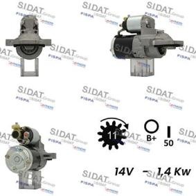 Compre Motor de arranque da SIDAT S12MH0544A2 a um preço baixo por 117,58 €