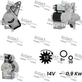 Köp Startmotor av SIDAT S12MH0689A2 till det låga priset 1651,88 kr